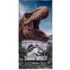 Herding, Asciugamano in Velluto Jurassic World, 75 x 150 cm, Asciugamano in 100% Cotone, Velluto