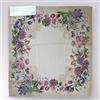 Generico Tovaglia da Tavola Centrotavola Gobelin di Hessense Arredo Casa Misura 100x100cm Arredo Cucina 100% Made in Italy Fantasia Fiori/Limoni (Fiore Viola)