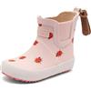 Bisgaard Baby Rubber, Stivali in Gomma Bambine e ragazze, Cute Lady Bug, 24 EU