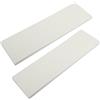 A ABSOPRO Protezione Parete Garage Antiurto 2 Pezzi 400x120x15mm per Auto | Materiale: EVA, Colore: Bianco, Ignifugo, Impermeabile, Isolante, Durevole, Tagliabile, Installazione Semplice.
