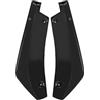 Kuuleyn Paraurti Lip Spoiler, 1 paio di ABS Universale Auto Modificato Paraurti Posteriore Canard Diffusore Spoiler Lip Splitter Pinne(nero)