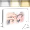 HomdMarket Lampada Nail Tech per Scrivania, Altezza 15 Pollici, 3 Modalità 4000K-6000K Lampada LED Dimmerabile per Manicure, Luce da Scrivania per Nail Tech, Extension Ciglia, Tatuaggio, Sopracciglia