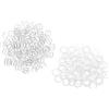 EPRHAY 100 Pezzi in plastica Trasparente Leggera per Reggiseno, Lingerie con Clip a 8 Forme e Fibbia ad Anello per Reggiseno e Abbigliamento