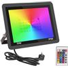 Fosingut Faretto LED da Esterno 50W,RGB Faretti LED con telecomando,Faro RGB Cambia Colore Dimmerabile,IP66 Impermeabile Lampada da Esterno,Proiettore Luci Discoteca DJ Per Natale,Halloween,Festa