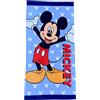 CARTOON Telo Mare Topolino, Disney, Mickey Mouse, asciugamano in cotone, spiaggia, piscina, 70 x 140 cm