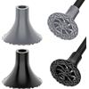Wxgoqrcn 2 Pezzi Gommini Stampelle Gommini per Stampelle Stampelle Ortopediche Stampella Stampelle Ortopediche Regolabili Bastone da Passeggio Adatto per Pali da trekking Pali da trekking Pali da Trekking