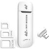 Ivilon Modem Sim 4g LTE Wifi Portatile, Spina USB, Router Wireless con Supporto per Slot per Schede SIM, Supporto per Hotspot da Viaggio Portatile LTE B1/B3/B7/B8/B20/B38/B40/B41