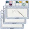 BENECREAT Tavole di Design con Perline Rettangolari in Feltro da 30x24 cm, Tappetino per Perline in Feltro con Griglie AN Vassoio per Perline Cuscinetti per Perline per Artigianato,6mm di Spessore