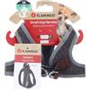 Flamingo Cane Pettorina Step&Go Herbert Marrone Scuro XS 30cm 30cm