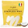 Mylee Perle di Cera Professionale - 500g Ceretta Senza Strisce Premium Italiana per Uomo & Donna - Depilazione Fai Da Te a Caldo per Corpo, Viso, Inguine & Ceretta Brasiliana (Cocco & Arnica)