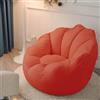 Highdi Pouf Poltrona a Sacco Bambini Adulti, Bean Bag Fodera per Fiori Petalo Ragazze Sacco di Fagioli per Decorazione della Soggiorno Giardino Salotto, Senza Ripieno (Aldult- 80x70cm,Rosso)