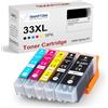 SMARTOMI 33XL Cartucce d'inchiostro Compatibile con Epson 33 XL 33 per Epson Expression Premium XP-530 XP-540 XP-630 XP-635 XP-640 XP-645 XP-830 XP-900 XP-7100 Series
