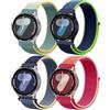 DMVEIMAL Cinturino Nylon per Samsung Galaxy Watch 7/6/5/4/FE 40mm 44mm/Watch 3 41mm/per Amazfit Gts 2 Mini/2/Gtr 4/Bip U Pro/Bip 3 Pro,20mm Cinturini 4PCS Sport per Smartwatch 6 Classic 47mm 43mm/5 Pro 45mm