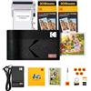 KODAK Mini 2 Era 4PASS Stampante Fotografica Portatile (5.3x8.6cm) (Stampante Fotografica Portatile + 8 Fogli inclusi + Pacchetto con 60 Fogli, Nero)