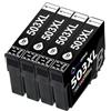 MEGOFFICE 503XL Cartucce d'inchiostro compatibili per Cartucce Epson 503xl per Expression Home XP5200 XP5205 WorkForce WF2960 WF2965(4 Nero)