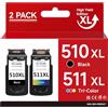 Neiber 510 511 XL Sostituzione per Cartucce Canon 510 511 Canon PG-510/CL-511 Cartucce Inchiostro, PG-510XL Nero CL-511XL Colore per Canon Pixma MP280 MP495 MP230 MP250 MP270 MX360 MX320 MX410 iP2700