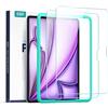 ESR 2 Pezzi Pellicola Protettiva per iPad Air 13 M4/M3/M2 (8°/7°/6° Gen, 2026/2025/2024), Vetro Temperato 9H con Telaio di Allineamento, Antigraffio, Senza Bolle, Chiarezza HD, Compatibile con Pencil