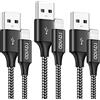 RAVIAD Cavo iPhone [3 Pack 1M] Caricabatterie iPhone [Certificato MFi] Carica Rapida Cavo Phone Nylon Caricatore per iPhone 14 13 12 11 Pro Max XR XS X 8 7 6 Plus 6 5 5c 5s
