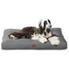 BEDSURE Cuscino per cani di taglia grande, lavabile, 120 x 90 cm, impermeabile, XXL, per cani di taglia grande, di medie dimensioni, imbottito, grigio scuro, altezza 10 cm, tappetino refrigerante XL