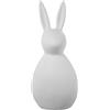 DRW Figura di terra di un coniglio in ceramica in bianco 20x20x50cm