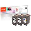 Peach Cartuccia Peach per Canon PG-545XL*2, CL-546XL Nero [PI100-318]