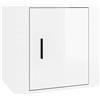 HETFTJN Armadio Multiuso Armadio da Esterno Madia Cucina Mobile Sala - Comodino Bianco Lucido 50x39x47 cm per Cucina Sala Studio Camera Da Letto Soggiorno