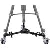 Nurnesy VX-600 Fotografia Heavy Duty Treppiede Dolly Ruote Supporto gambe Regolabile Compatibile con fotocamera DSLR Videocamera Foto Video