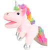 LOMTRATS Marionette a Mano Unicorno per Bambini,con Bocca Aperta Mobile, Che Implica Felicità, Eternità e Purezza, Perfetto per Raccontare Storie, Insegnare, Scuola Materna, Regali di Compleanno