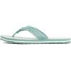 Tommy Hilfiger Donna Infradito Stripes Beach Sandal con Logo, Turchese (Charming Green), 37