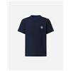 North Sails Logo Chest Jr - T-shirt - Blu