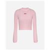 Tommy Hilfiger Logo Script W - Maglione - Donna - Rosa