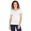 Tommy Jeans Tommy Hilfiger Tjw Skinny Stretch V Neck Dw0dw09197, Top in maglia a maniche corte Donna, Bianco (White), S