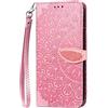 LIUZIHAN Wallet Cover per Wiko Y82. Funzione Stand, Slot Cart, Flip Caso Pelle PU Bumper Custodia con, Case Custodia per Wiko Y82.Rosa