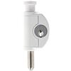 Abus Ftr42 W Al0125 Serratura con Blocco, Blocco Finestre con Chiavistello In Acciaio Inox, Chiusura a Chiave, Livello di Sicurezza: 4, 56906, 24 Mm, Bianco