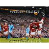 Foto Firmata Reprint Di Wayne Rooney Del Manchester United 8"X11". #1