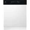 ELECTROLUX KEAC7200IK - Lavastoviglie da incasso da 60 cm - 13 Coperti - AirDry - Classe E - AutoOff - Partenza ritardata - Display LED , Motore Inverter - Nera - 8 Programmi - Dimensioni 82-90 x 60 x55 cm