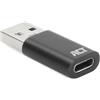 ACT Adattatore USB a USB C, universale, USB 3.0-5 Gbps, USB a USB C, per laptop e caricabatterie - AC7376