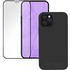 Bundle | Cover del telefono e protezione dello schermo | iPhone 12/12 Pro | nero
