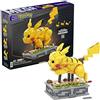Mega Brands MEGA - Pokémon Kinetic Pikachu Set di Costruzioni con 1092 mattoncini e Pezzi compatibili, Arti snodati, Set Regalo per costruttori Adulti o Bambini 12+ Anni, HGC23