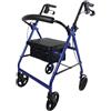 IDENTITES ROLLATOR IN ALLUMINIO CON SEDILE