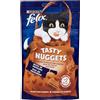 FELIX Tasty Nuggets Snack per gatti Adulti con Pollo e Anatra 8 Confezioni da 50g