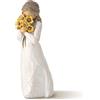WILLOW TREE Figurina Statuina Abbraccio Caloroso Design di Susan Lordi 14cm Resina