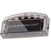 TOTMOX 6 LED Spia di allarme per auto con luce solare e USB antifurto lampeggiante blu Sensore di vibrazione integrato Luce nera lampeggiante alternativa