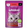 WHISKAS Adult in bustina 85g Alimento umido con manzo in salsa per gatti adulti