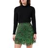 Vero Moda Vmcarolina Kas HW Mini Skirt Wvn Ga Minigonna, Nero/AOP: Carolina, S Donna