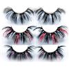 Pure Vie Ciglia Finte Naturali Ciuffetti Extension Individuali 3D Eyelashes, 3Pairs kit Laminazione Ciglia Completo Riutilizzabili Lashes con Glitter Ombretti Glitterato per Ragazze Adolescenti Donne