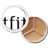 TFIT Cover Up Pro Concealer Palette - Crema per la correzione del colore 3 in 1 a copertura totale (idratante, 04 Dark, 0,52 Oz) per occhiaie e macchie - Correttore occhi ad alta copertura