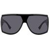 DSQUARED2 D2 0124/S Occhiali da Sole, Black Dark Ruthenium, 75 Uomo