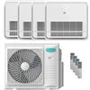 hisense Condizionatore Hisense Console AKT quadri split 9000+9000+12000+12000 BTU inverter A++ unità esterna 10 kW codice prodotto 5AMW105U4RQC/AKT26UR4RSK8_2/AKT35UR4RSK8_2