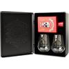 AMUERTE METAL BOX - Gin 70 cl + 2 bicchieri trasparenti (AMUERTE RED)